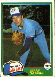 1981 Topps Baseball Cards      124     Jerry Garvin